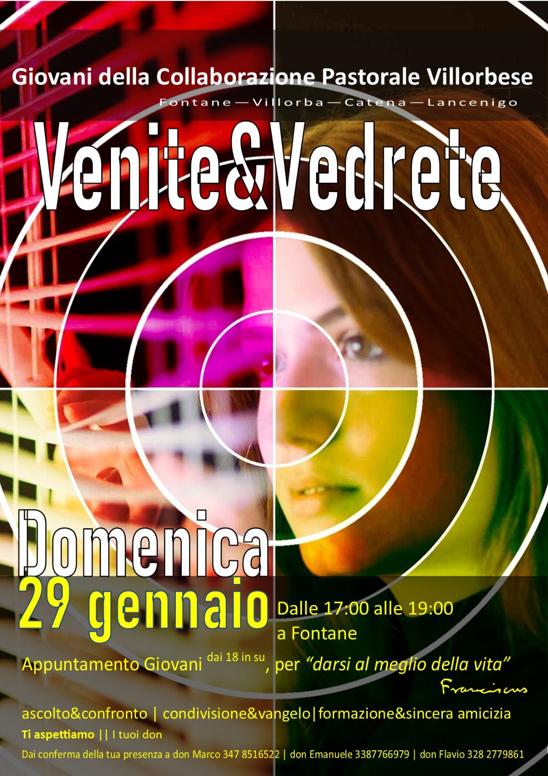 Venite e Vedrete – 29 gennaio 2023